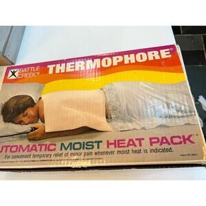 Battle Creek Thermophore 056 Vintage Automatic Moist Heat Pack Pad 13" x 13"